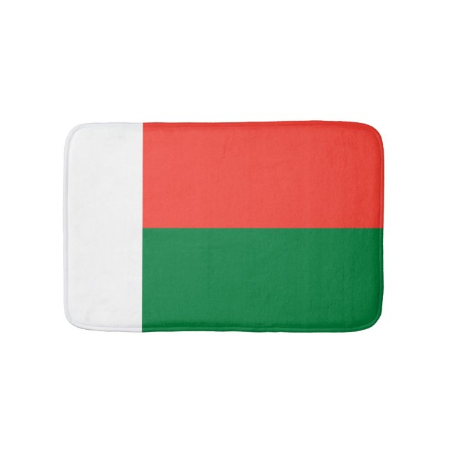 Madagascar flag bath mat (Front)