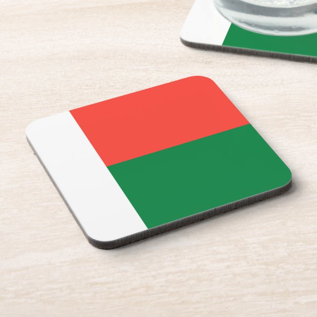 Madagascar flag coaster (Left Side)