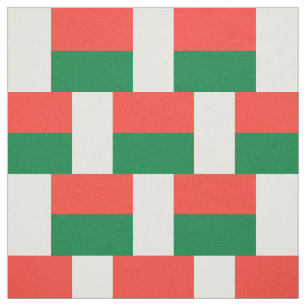 Madagascar Flag Fabric
