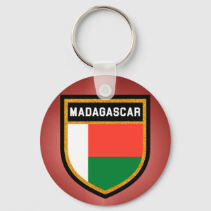 Madagascar Flag Key Ring