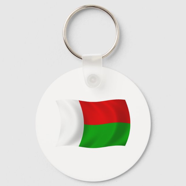 Madagascar Flag Keychain (Front)