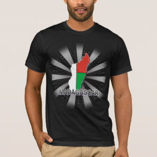 Madagascar Flag Map 2.0 T-Shirt