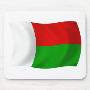Madagascar Flag Mousepad
