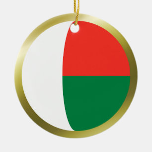 Madagascar Flag Ornament