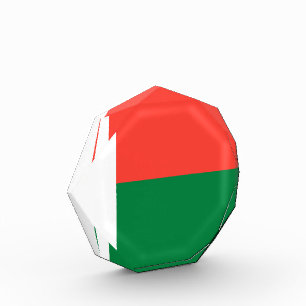 Madagascar flag photo block