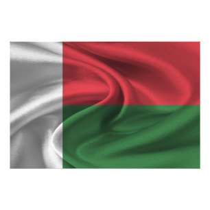 Madagascar Flag Photo Print