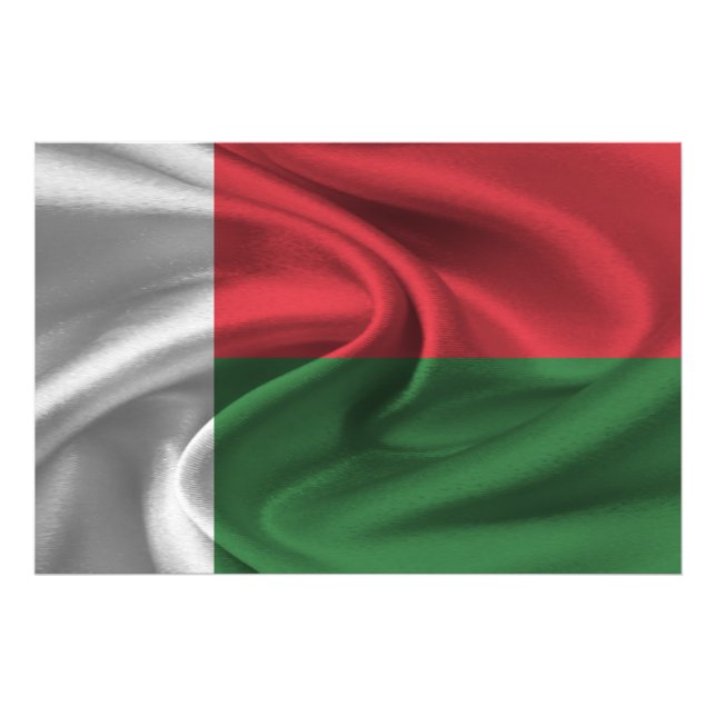 Madagascar Flag Photo Print (Front)