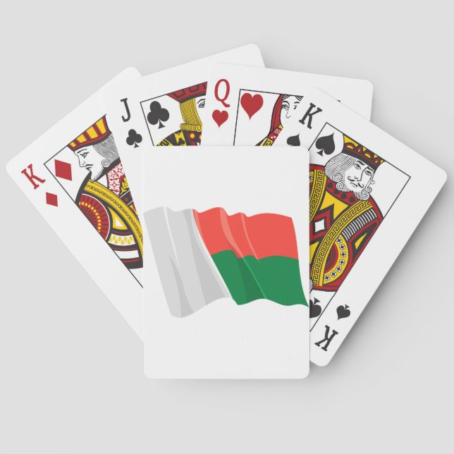 Madagascar Flag Playing Cards (Back)