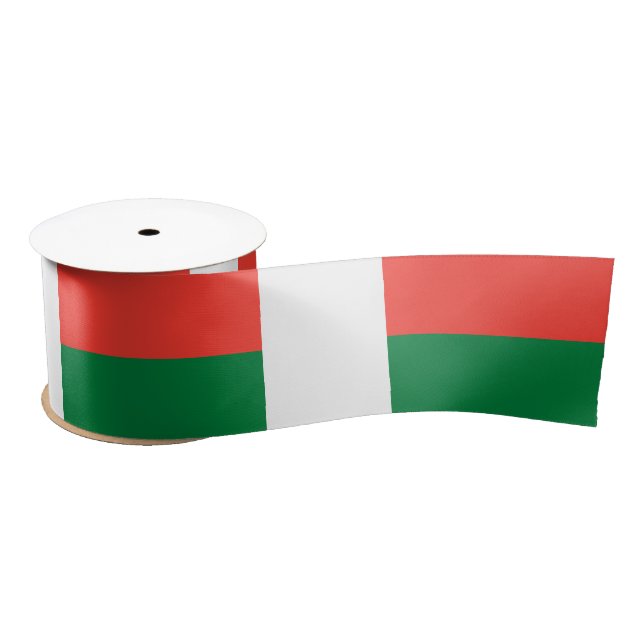 Madagascar Flag Satin Ribbon (Spool)