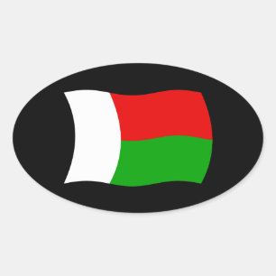 Madagascar Flag Sticker