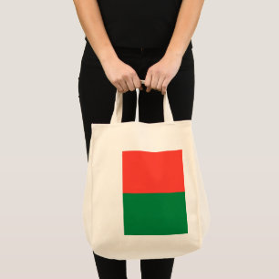 Madagascar flag tote bag