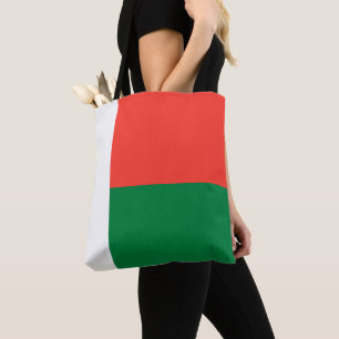 Madagascar flag tote bag