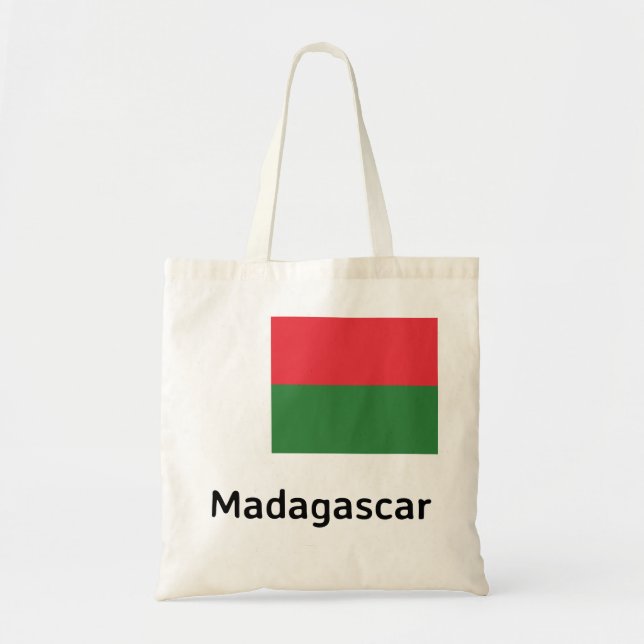 Madagascar Flag Tote Bag (Front)