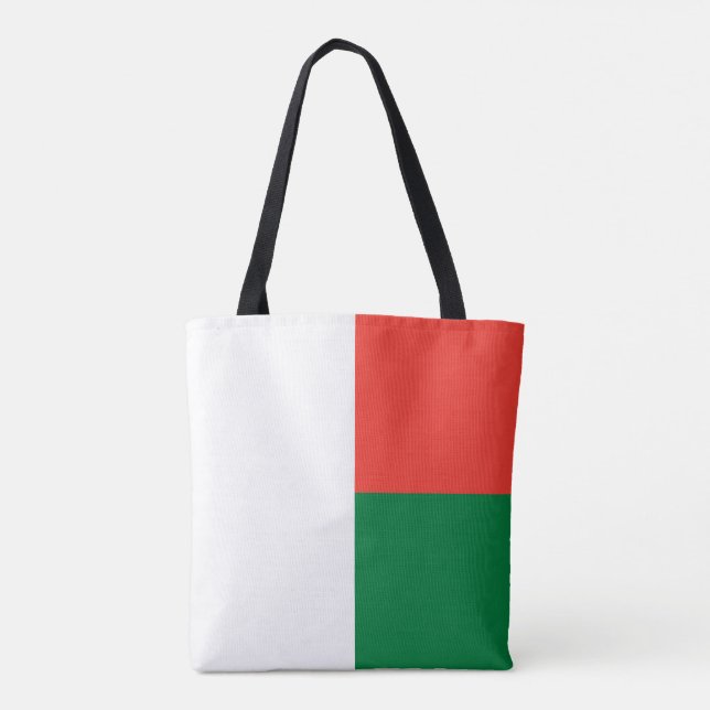 Madagascar Flag Tote Bag (Back)