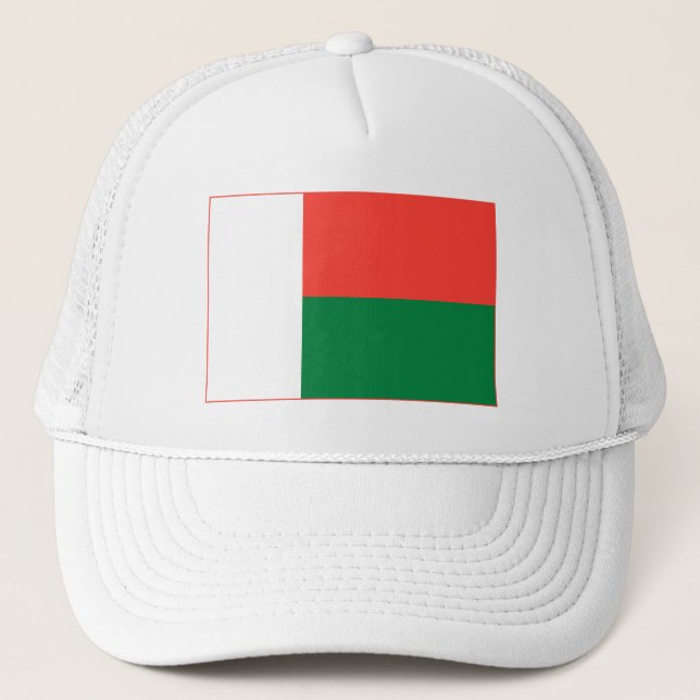 Madagascar Flag Trucker Hat (Front)