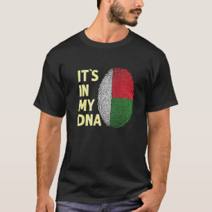 Madagascar In My Dna Madagascan Flag Team Madagasc T-Shirt