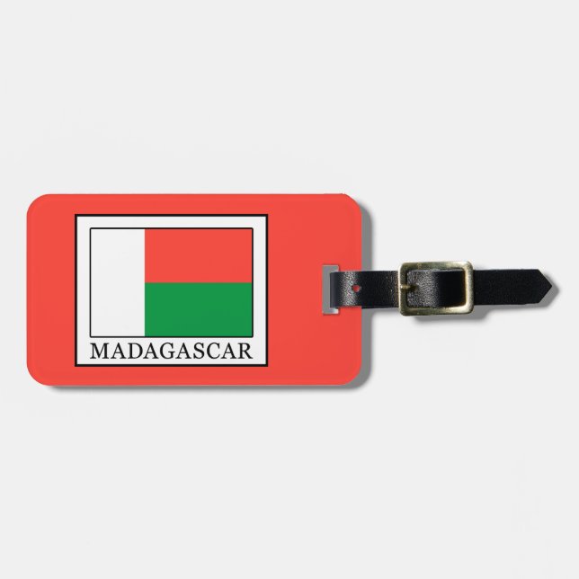 Madagascar Luggage Tag (Front Horizontal)