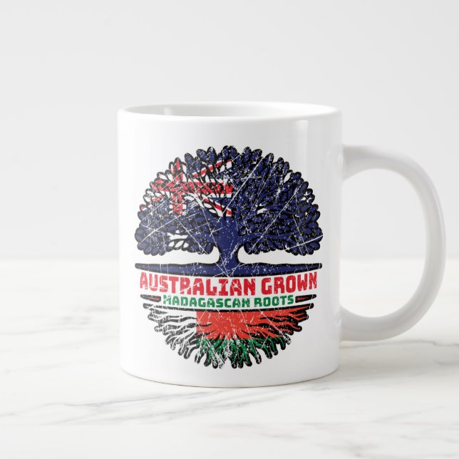 Madagascar Madagascan Australian Australia Tree Large Coffee Mug (Right)