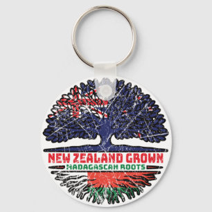Madagascar Madagascan New Zealander New Zealand Key Ring