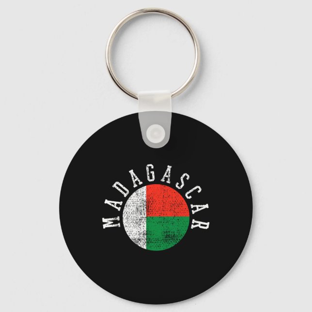 Madagascar Malagasy Flag  Key Ring (Front)