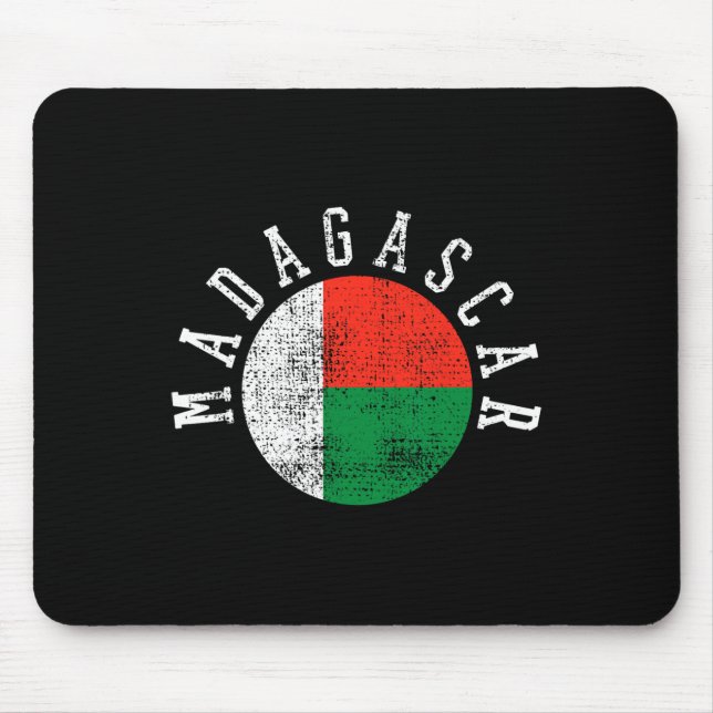 Madagascar Malagasy Flag  Mouse Pad (Front)