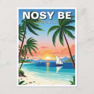 Madagascar Nosy Be Travel Postcard
