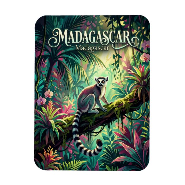 Madagascar Rainforests Madagascar Magnet (Vertical)