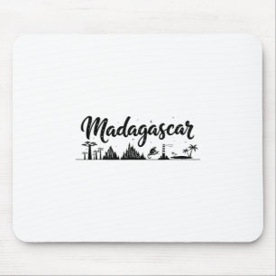 Madagascar Skyline Travel Vacation Outfits Mouse Pad