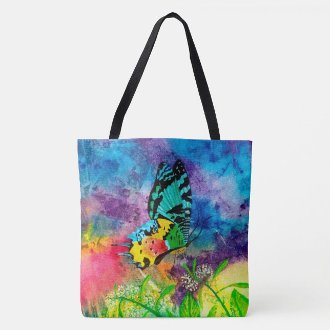 Madagascar Splash Profile Tote Bag (Front)