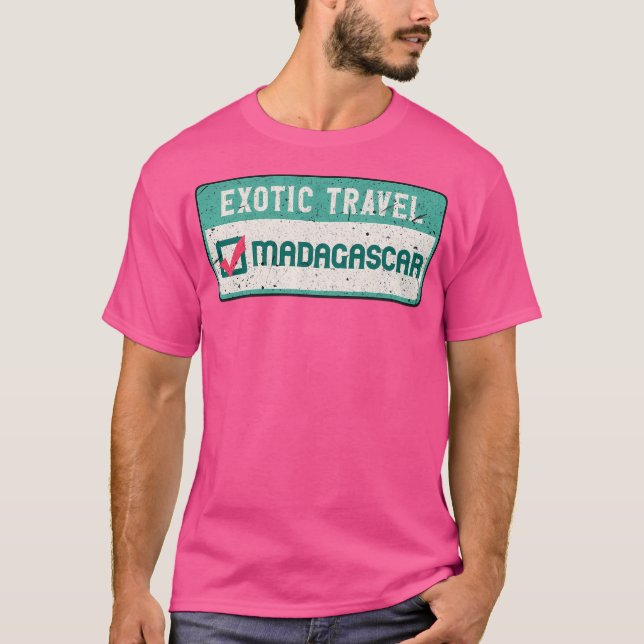 Madagascar Travel List T-Shirt (Front)