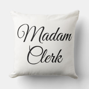 Madam Clerk Cushion