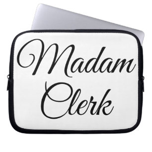 Madam Clerk Laptop Sleeve