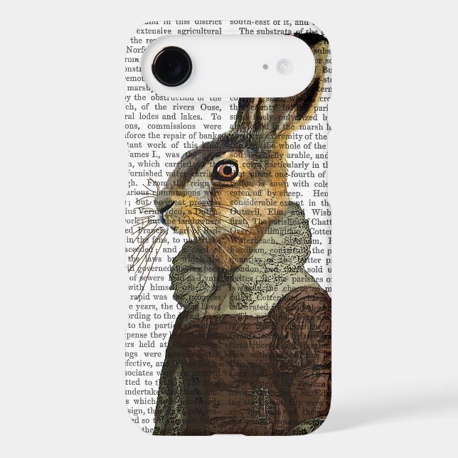 Madam Hare Portrait Case-Mate iPhone Case (Back)