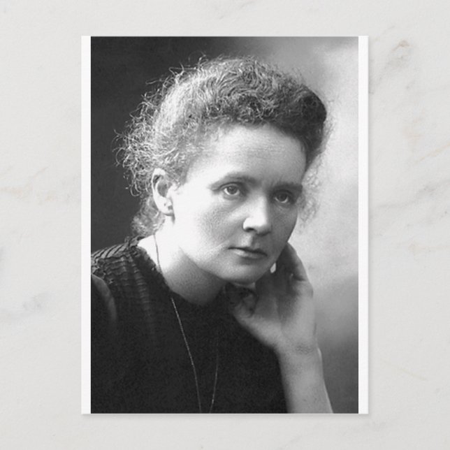 madam marie curie postcard (Front)