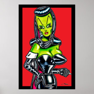 Madam Mars™/Hooded Glamour Poster