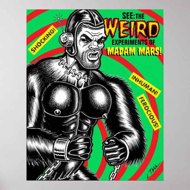 Madam Mars/Weird Experiments Poster (Front)