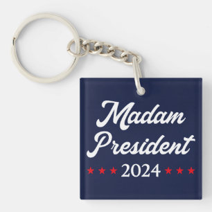 Madam President 2024 I - Kamala Harris Key Ring