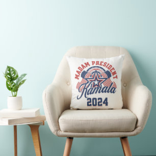Madam President Kamala Harris 2024 Cushion
