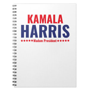 Madam President Kamala Harris Notebook