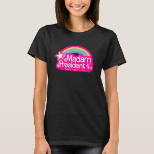 Madam President Kamala Harris T-shirt pink rainbow
