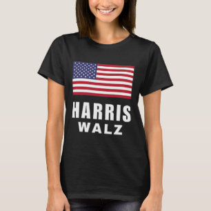 Madam President Kamala Harris Tim Walz Vp Usa Amer T-Shirt