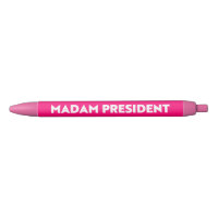 Madam President modern bold typography hot pink