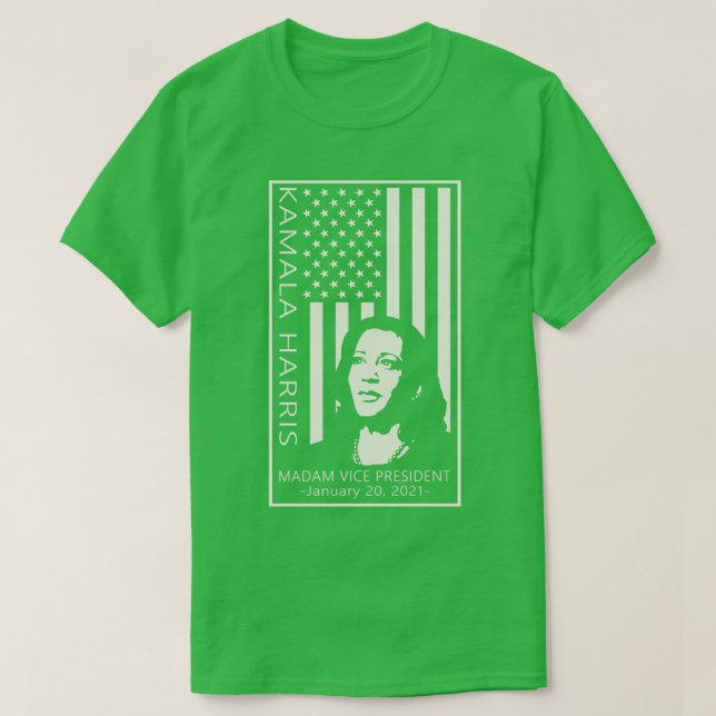 Madam Vice Kamala  Inauguration Day T-Shirt (Design Front)