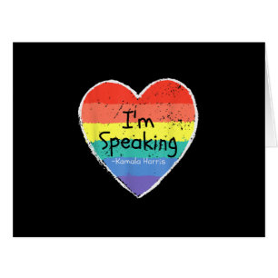 Madam Vice President I'm Speaking Kamala Harris gi