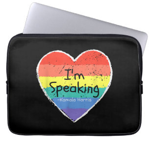 Madam Vice President I'm Speaking Kamala Harris gi Laptop Sleeve
