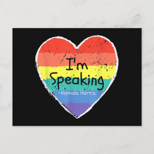 Madam Vice President I'm Speaking Kamala Harris gi Postcard