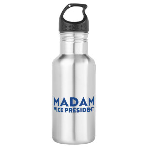 "Madam Vice President" kamala Harris Blue letters 532 Ml Water Bottle
