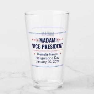 Madam Vice-President Kamala Harris Inauguration Glass