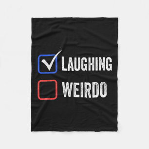 Madam Vs Weirdo Vote Kamala Harris For President Fleece Blanket