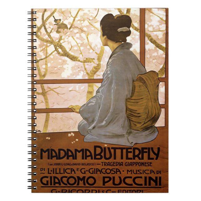 Madama Butterfly - Metlicovitz Notebook (Front)